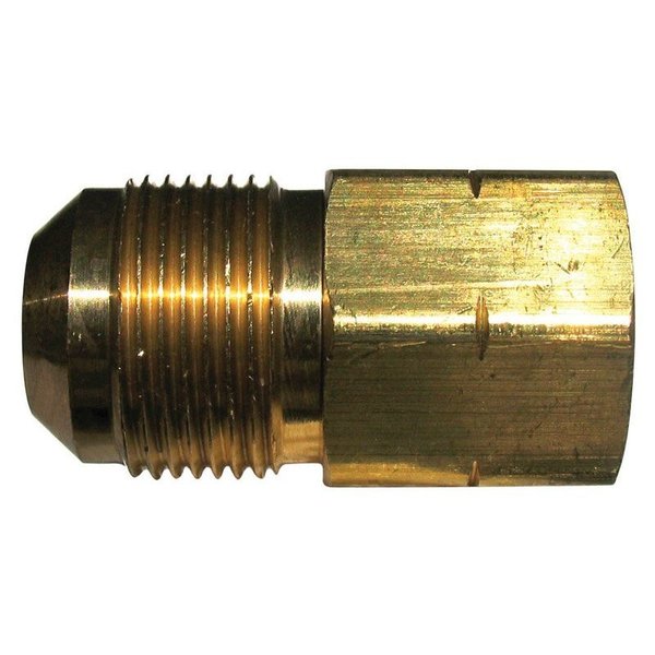 Jmf Company 15/16 in. Flare X 1/2 in. D Female Brass Connector 4222089